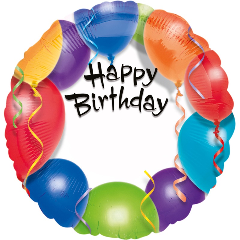 Customizable birthday balloon