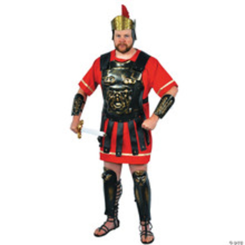 Men’s Gold Wash Roman Armor Costume – Standard
