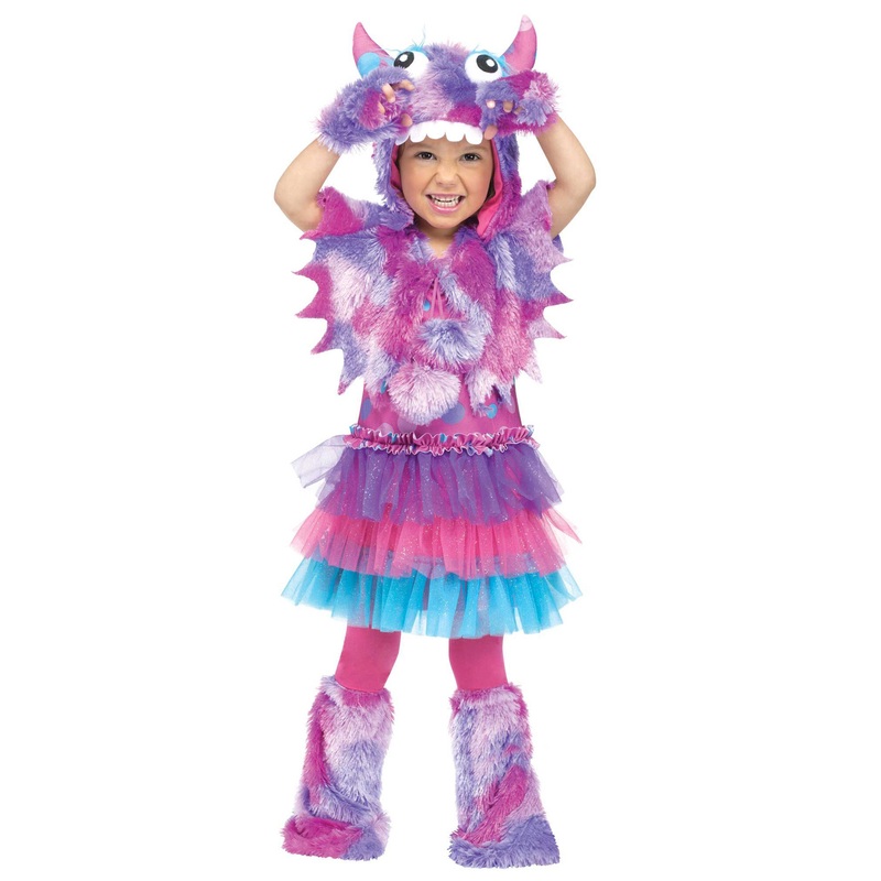 Polka Dot Monster Toddler Costume 2T