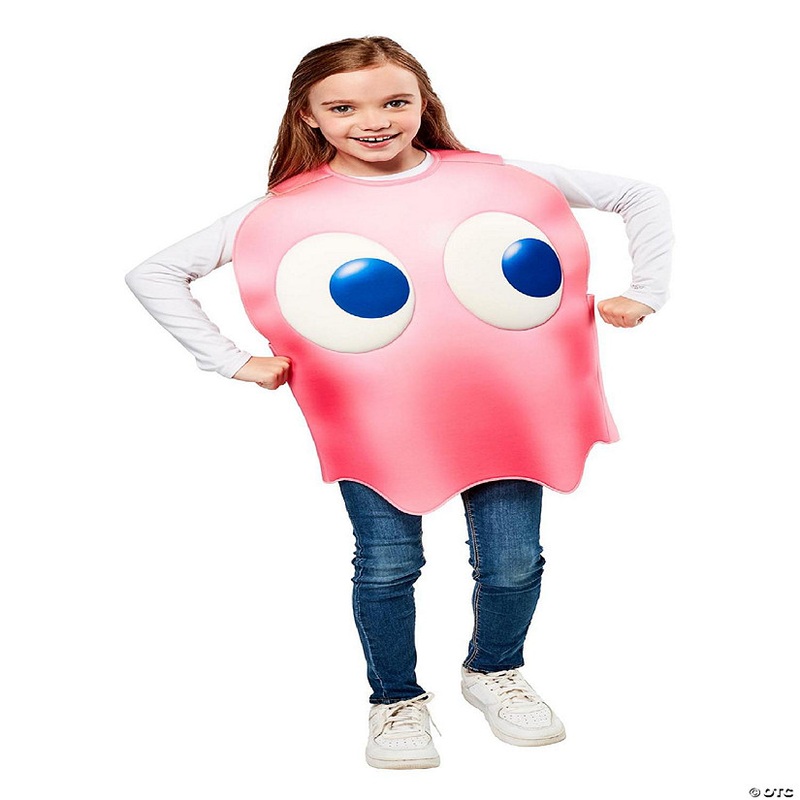 Pac-Man Pinky Ghost Child Costume  One Size