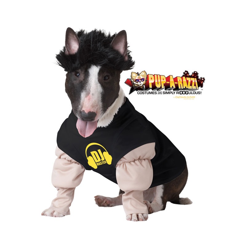 DJ Master Pet Costume X-Small|X-Small|Small|Medium|Large