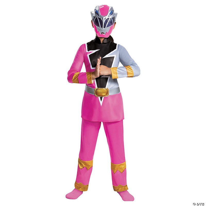 Girl’s Deluxe Mighty Morphin Power Rangers Pink Ranger Dino Fury Costume