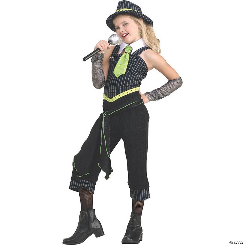 Girl’s Gangster Moll Costume – Large