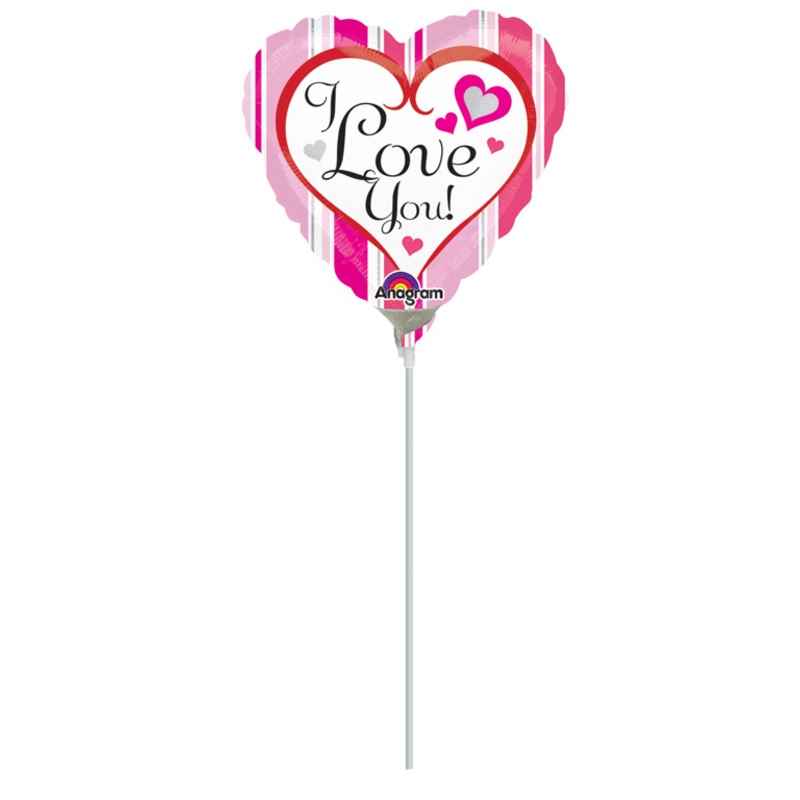 Stick balloon Floating Love 23cm