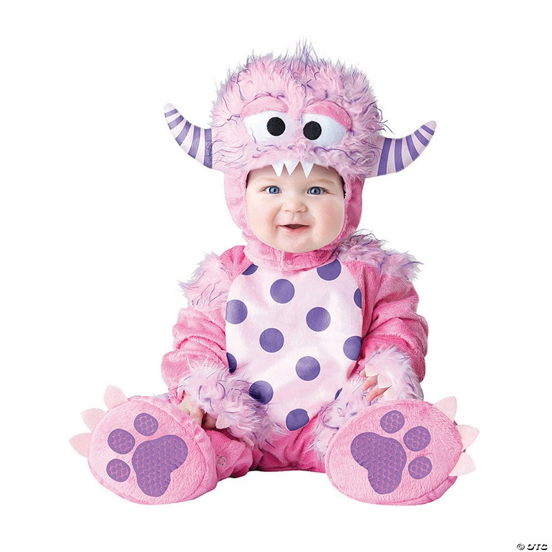Toddler Girl’s Lil’ Pink Monster Costume