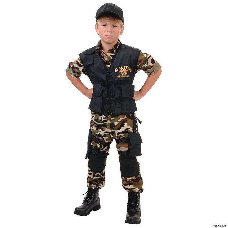 Boy’s Seal Team Costume|B8TO10|B10TO12|B14TO16