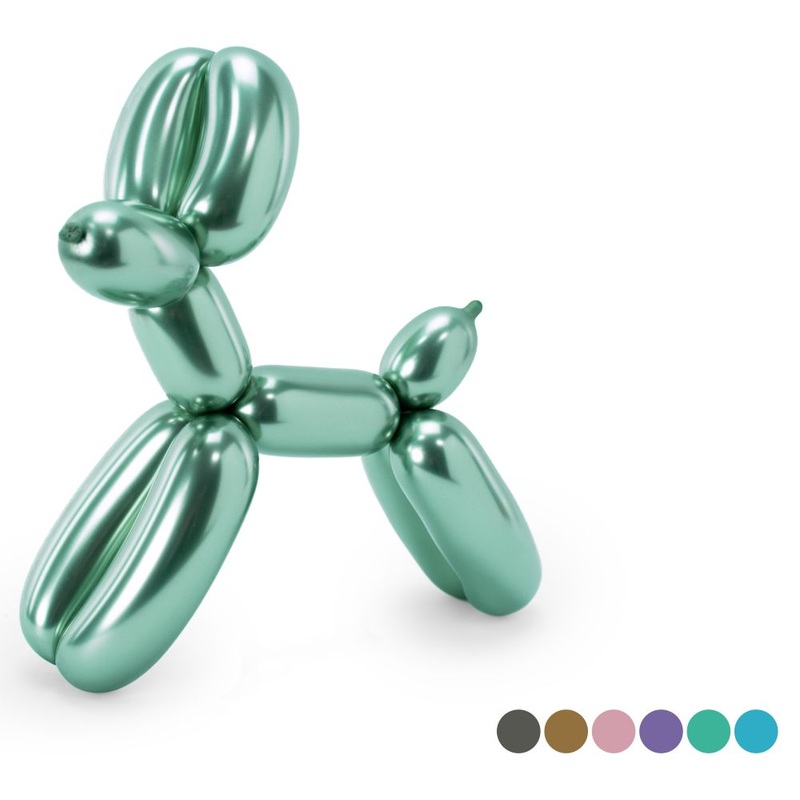 Balloon set 30 modeling balloons shiny with pump