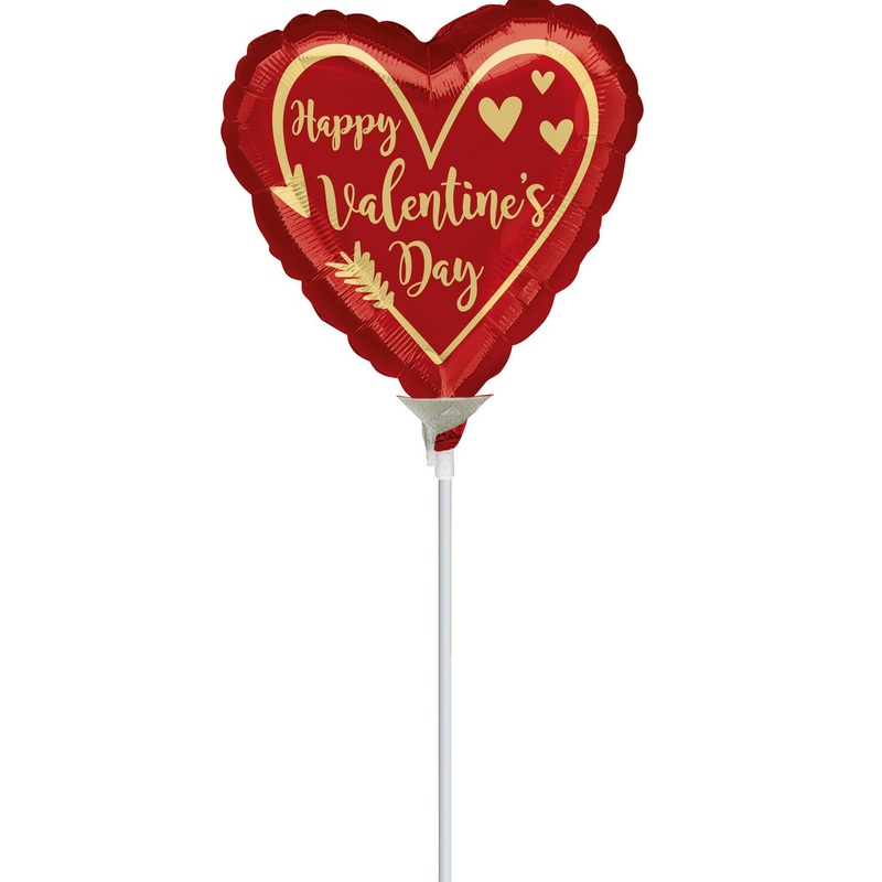 Cupid’s arrow stick balloon