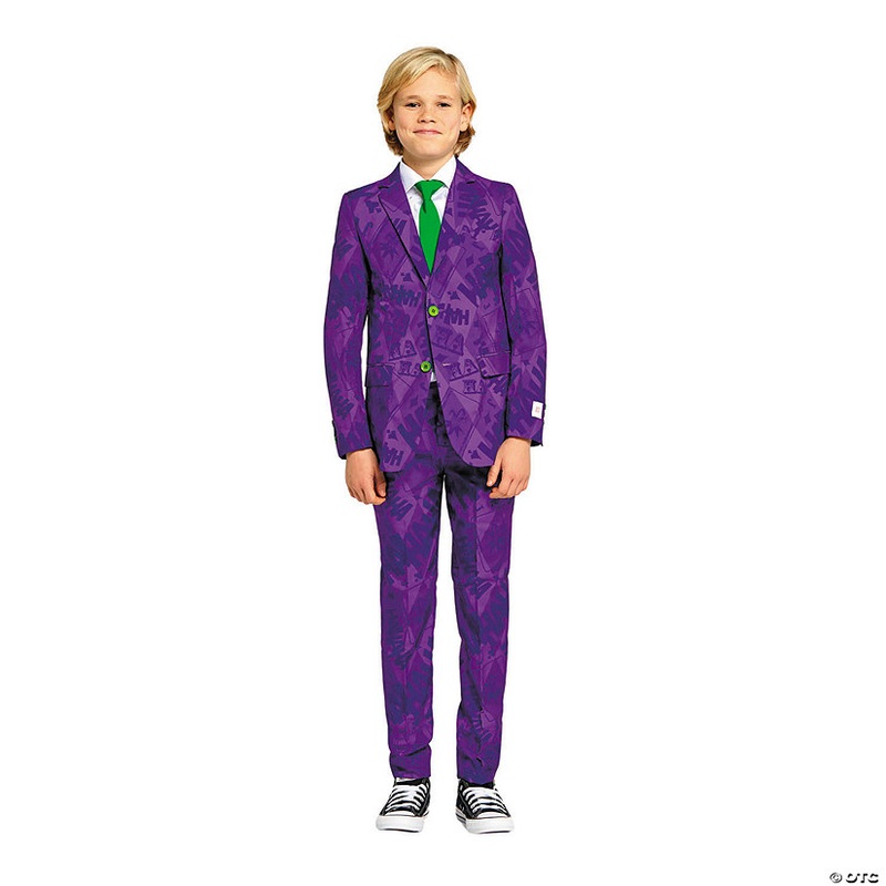 Kids Batman Joker Purple Suit Costume