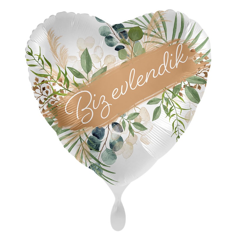 Natural Wedding foil balloon TR 43cm
