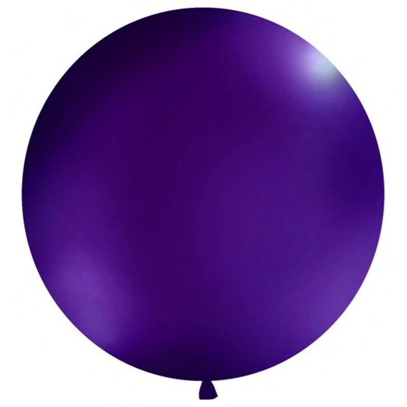 XXL balloon party giant dark purple 1m