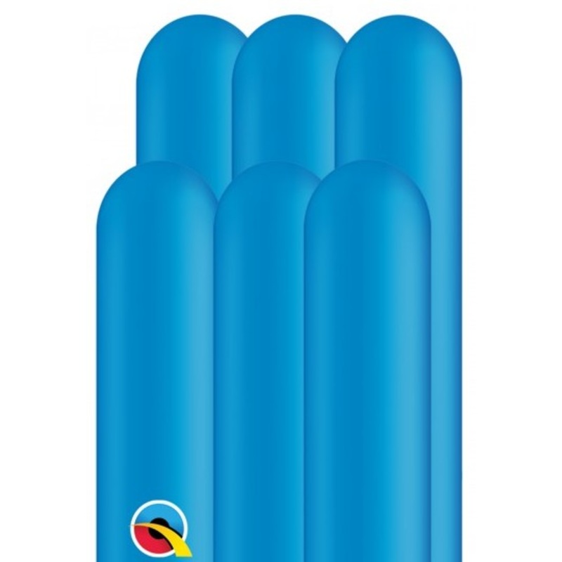 100 modeling balloons 260Q royal blue 1.5m