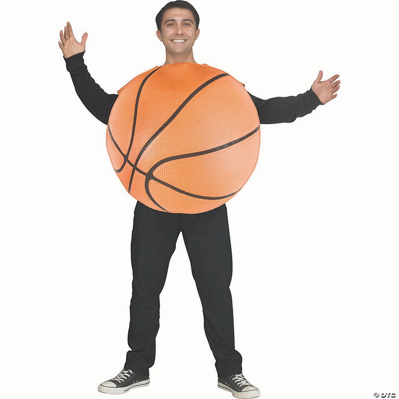 Adult Hoops Basketball Sport Ball Polyester Tunic Costume – One Size