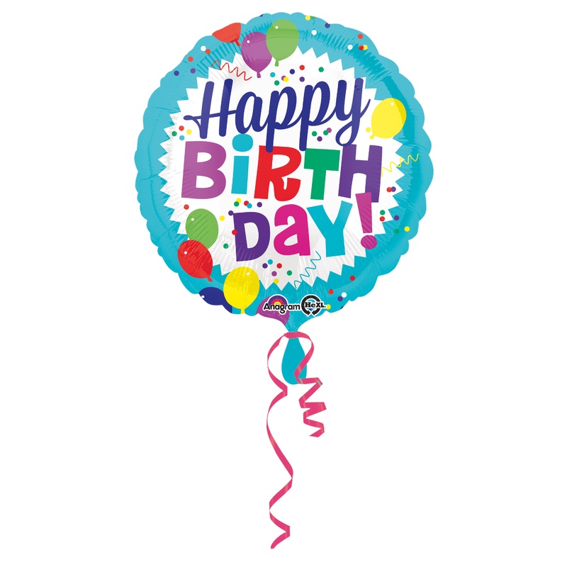 Birthday balloon greetings for the special day around