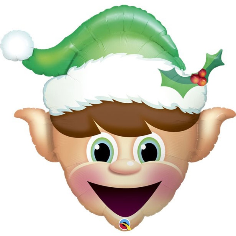 Christmas elf foil balloon 89cm