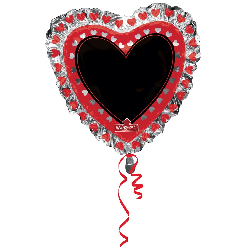 Writable heart balloon Love Letter 71cm
