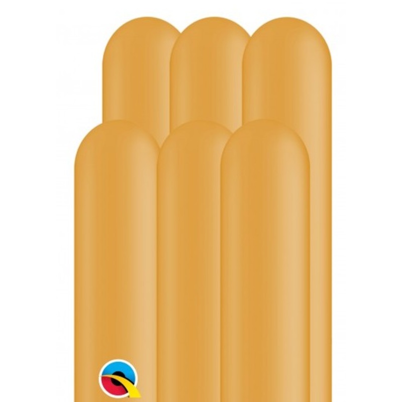 100 modeling balloons 260Q light brown 1.5m
