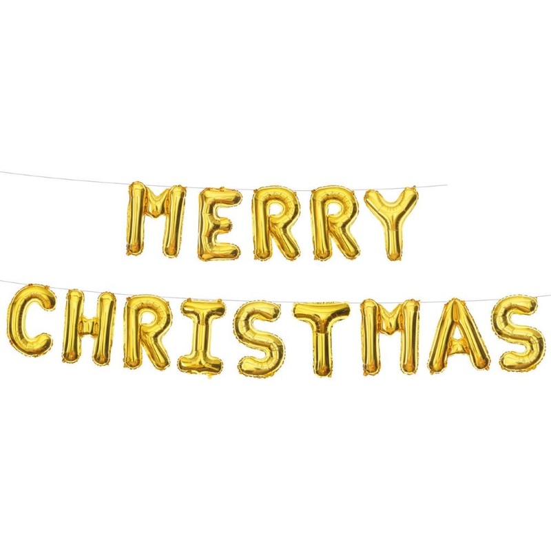 Golden Christmas Balloon Garland