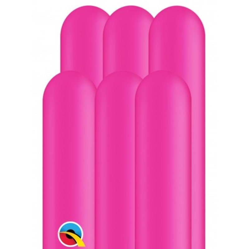 100 modeling balloons 260Q fuchsia 1.5m