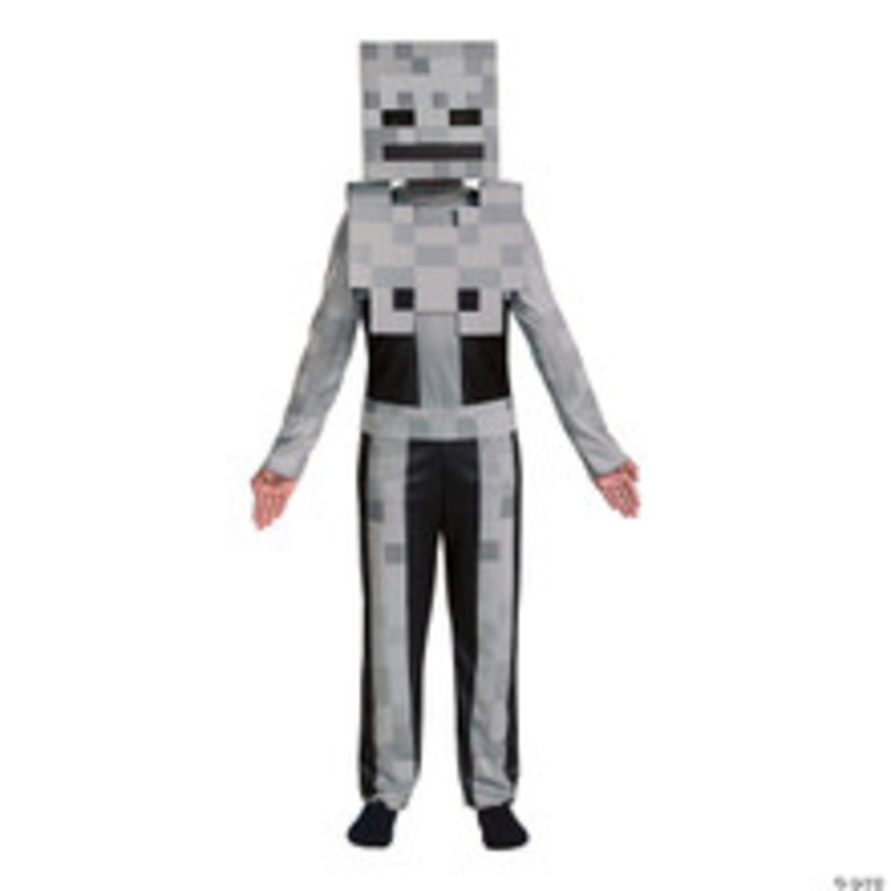Boy’s Classic Minecraft Skeleton Costume – Large
