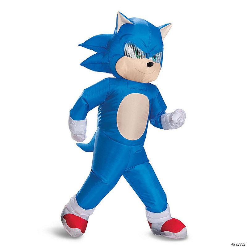 Sonic The Hedgehog Inflatable Sonic Child Costume  One Size Fits Most