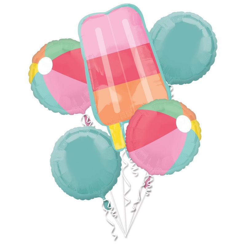 Stay cool foil balloon set