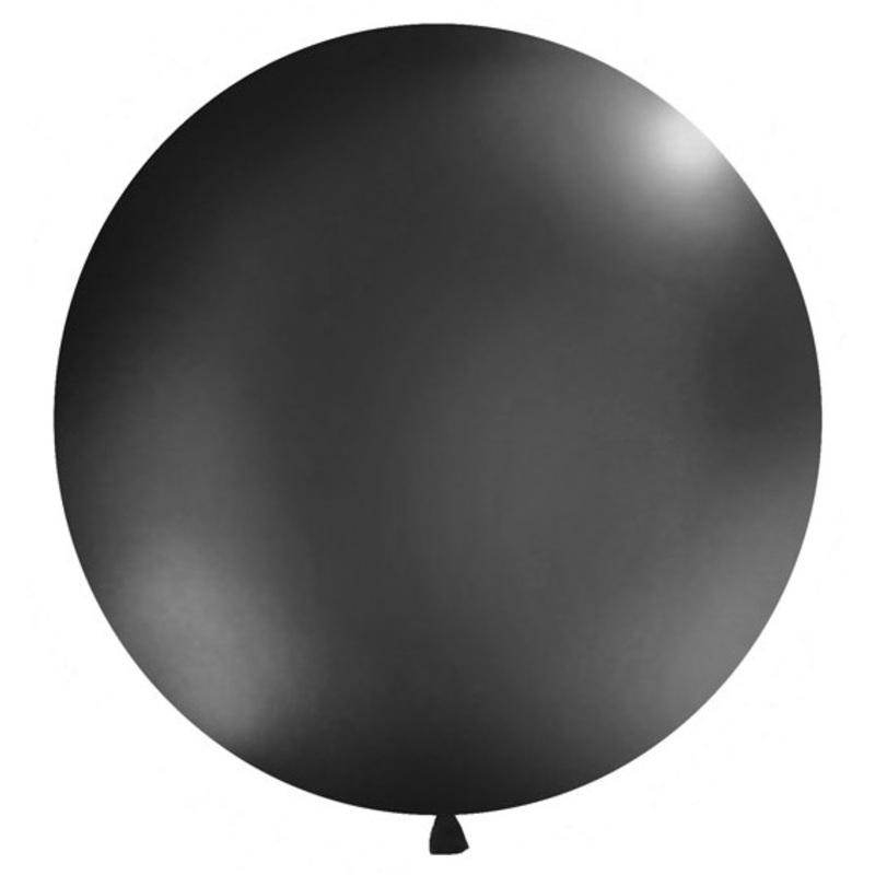 XXL balloon party giant black 1m