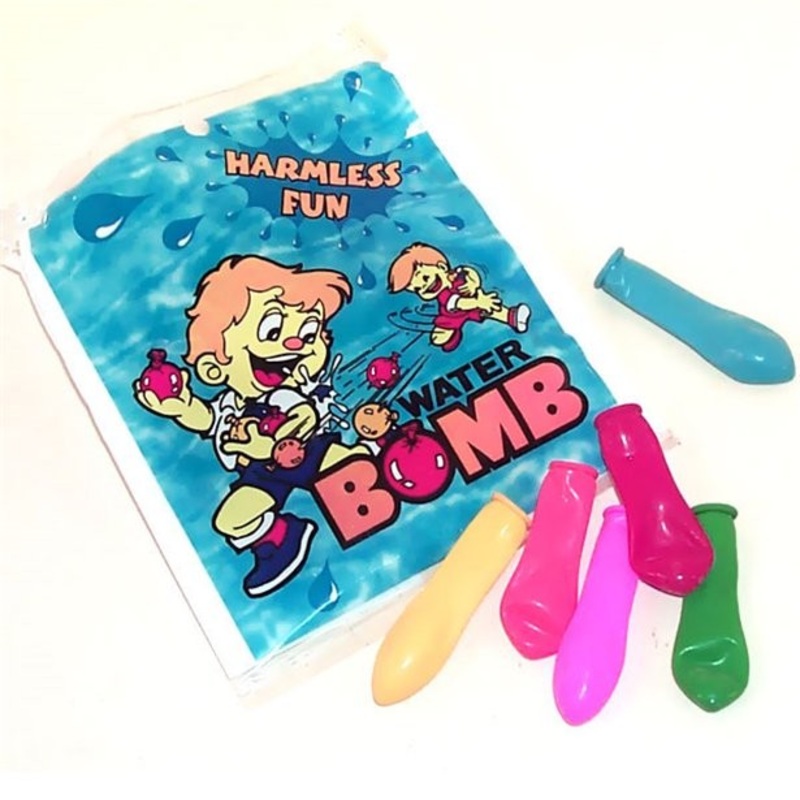 20 colorful water bombs pool party