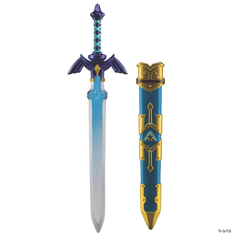 26 Legend of Zelda The Blade of Evil’s Bane Plastic Sword with Scabbard