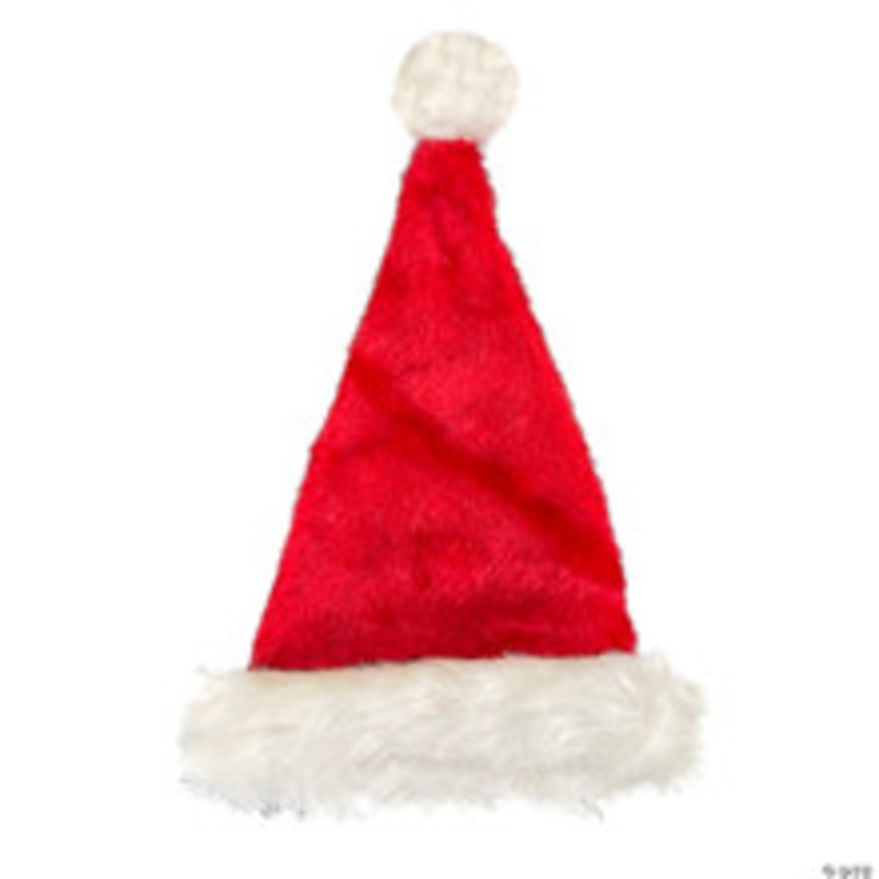 Deluxe Plush Santa Hat – Infant