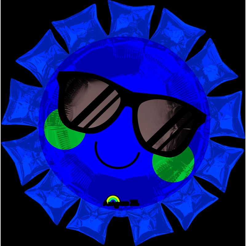 Foil balloon Bright sun keep cool