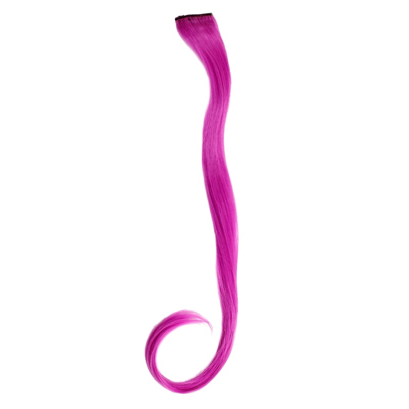 1 Clip-In Extension Strand wavy Dark Pink YZF-P1C18-T1855