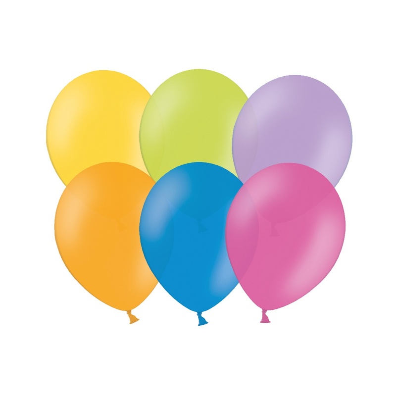 100 balloons colorful mix 25cm