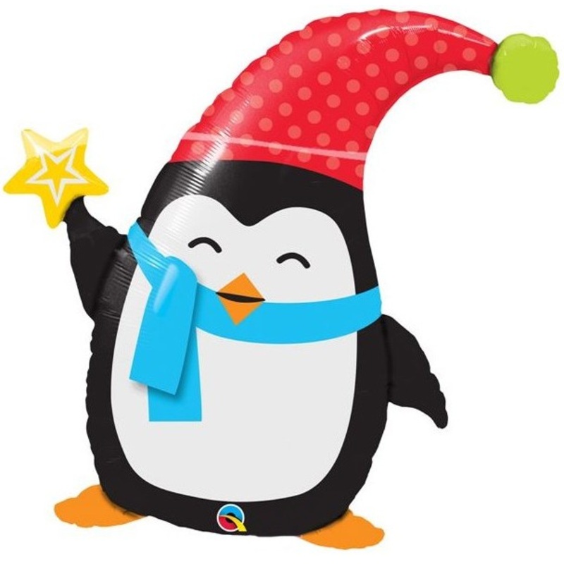 Penguin foil balloon 88cm