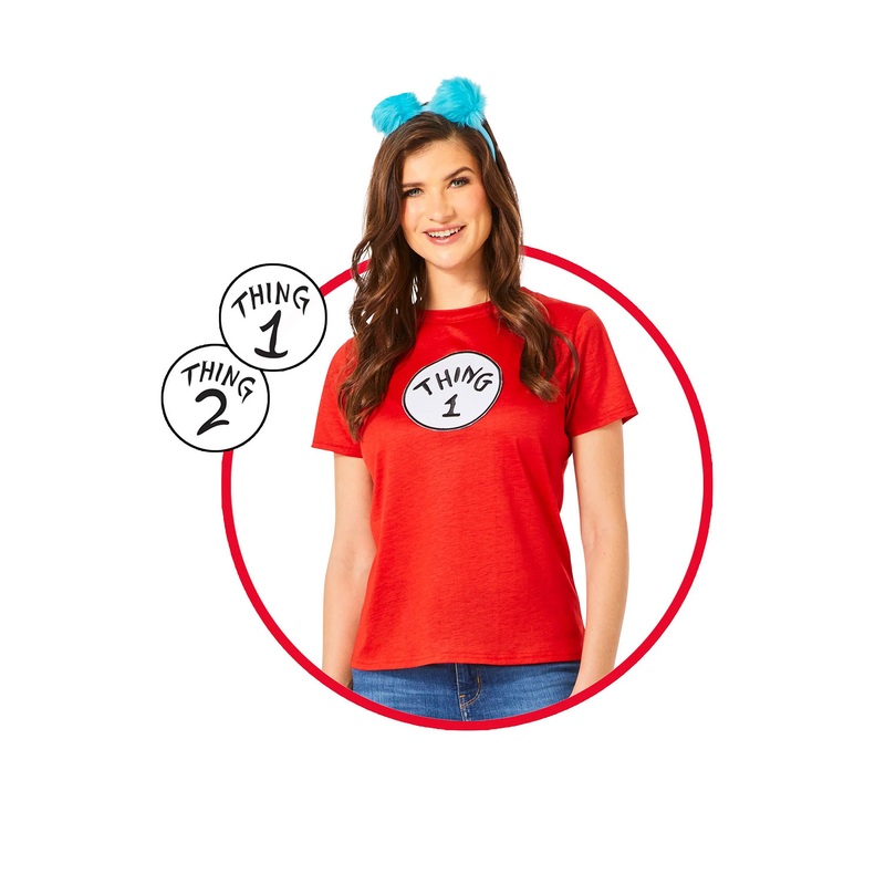 Thing 1 & 2 Women’s Adult Costume Kit X-Small