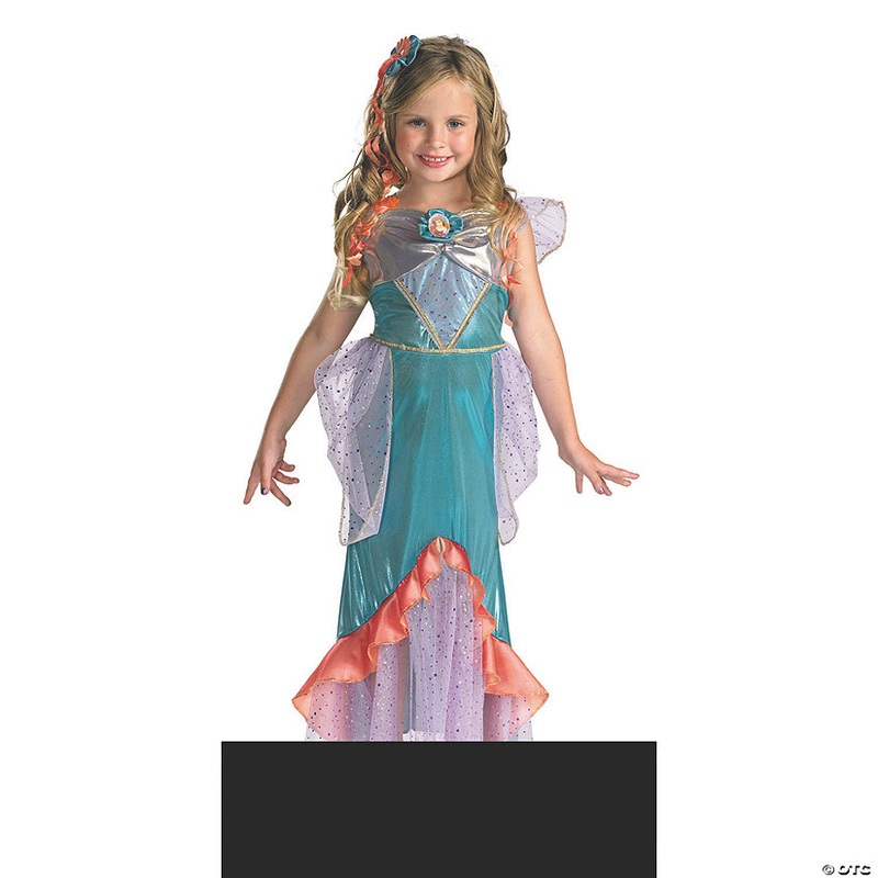 Toddler Girls Deluxe Disneys The Little Mermaid Ariel Costume – 3T-4T