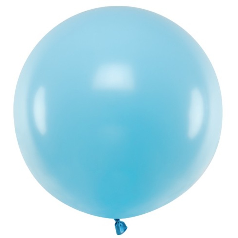 XL balloon party giant baby blue 60cm