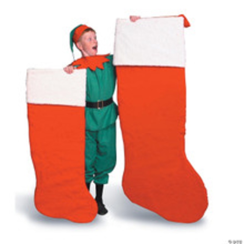 45 Giant Plush Santa Stocking