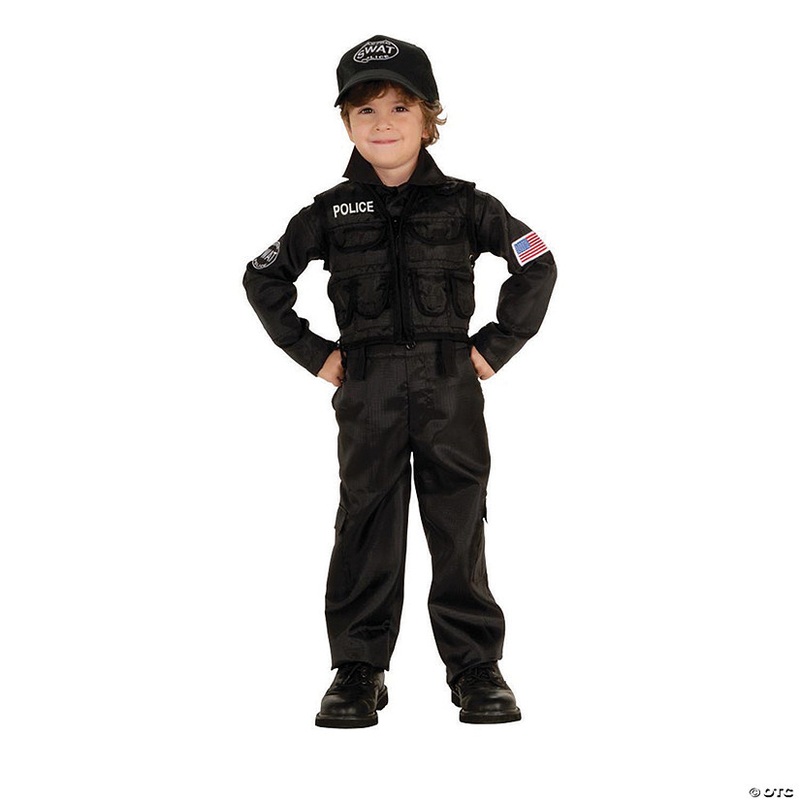 Boy’s Policeman SWAT Costume|TOD 2T