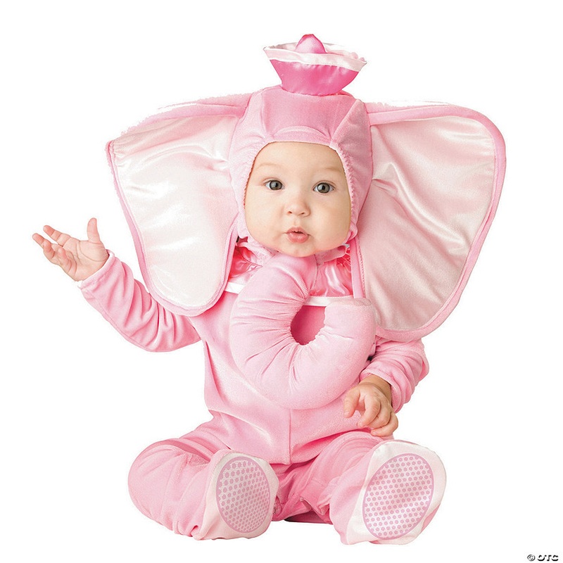 Baby Pink Elephant Costume|TOD1T-2T