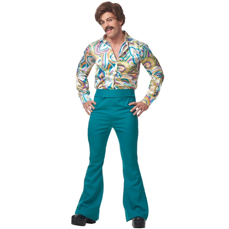 70’s Dude Adult Costume (Green) Standard
