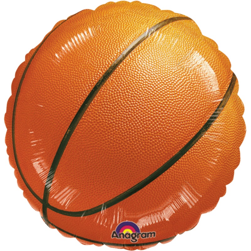 Basketball foil balloon 45cm