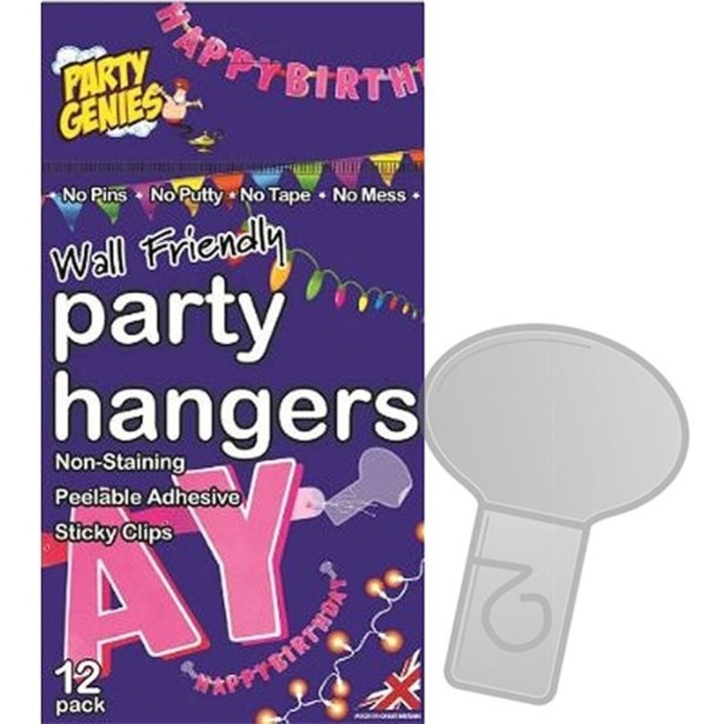 12 reusable decorative hangers