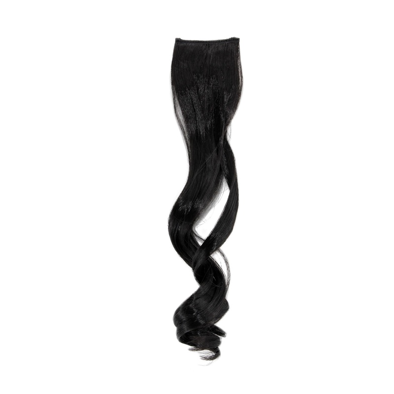 2 Clips Extension strand wavy 45 cm dark brown YZF-P2C18-3
