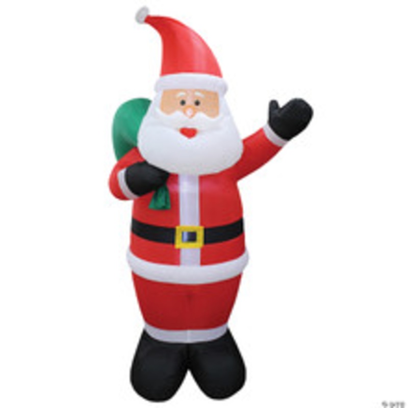 96 Blow Up Inflatable Santa Outdoor Yard Decoration