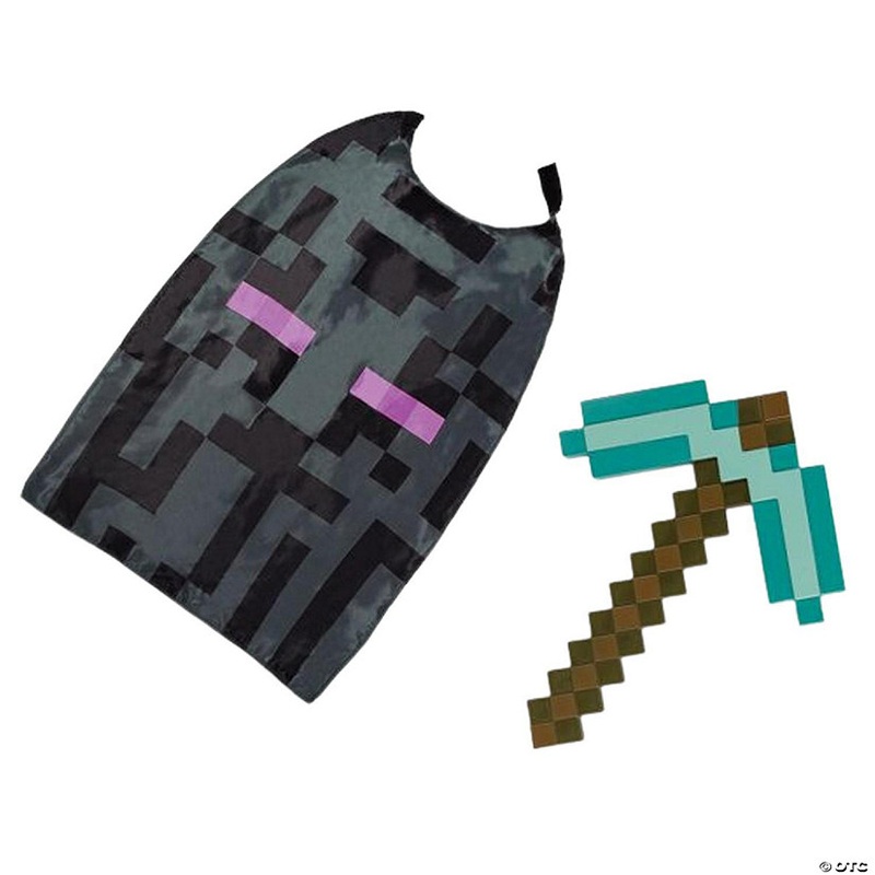 Minecraft Pickaxe and Cape Child Accessory Set