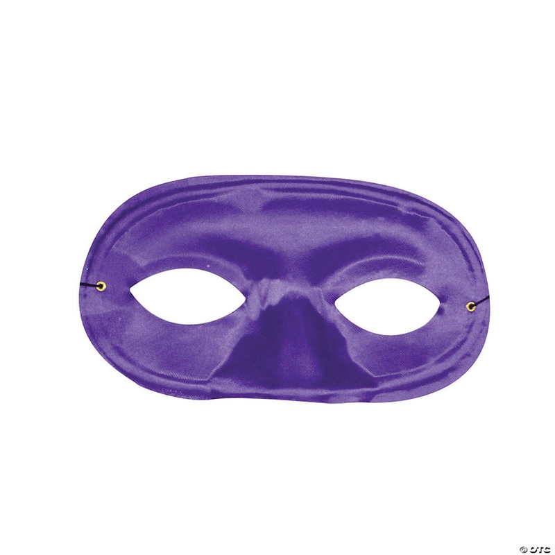 Purple Domino Half Mask