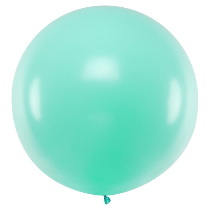 XXL balloon party giant mint 1m