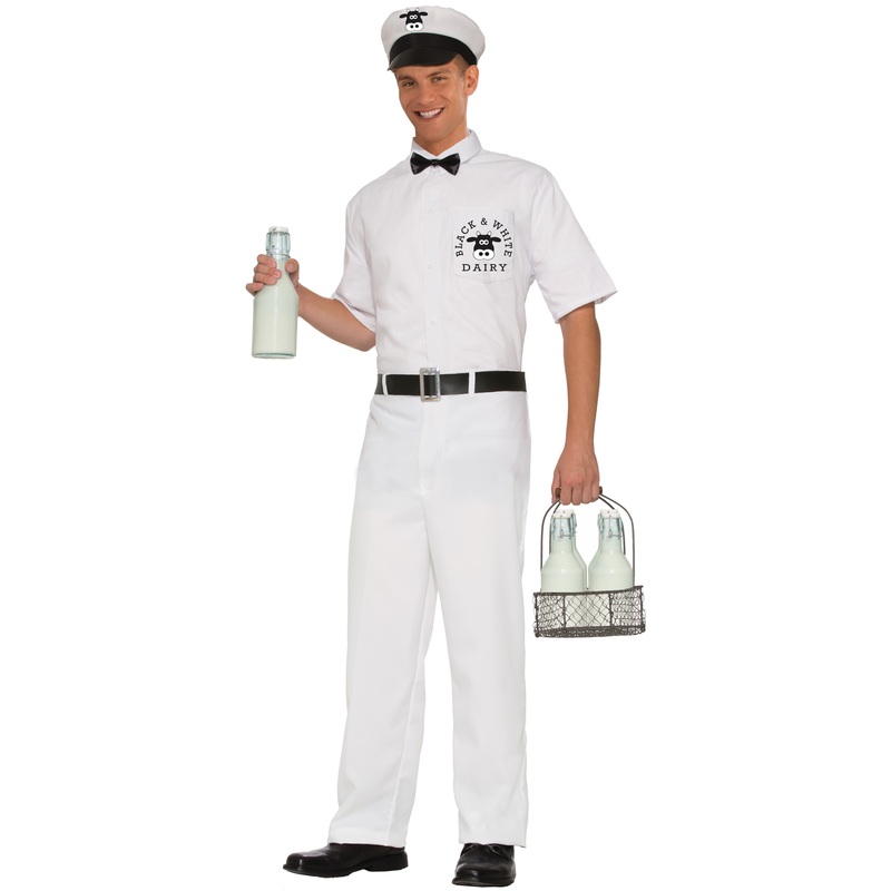 50’s Milkman Adult Costume (STD) Standard