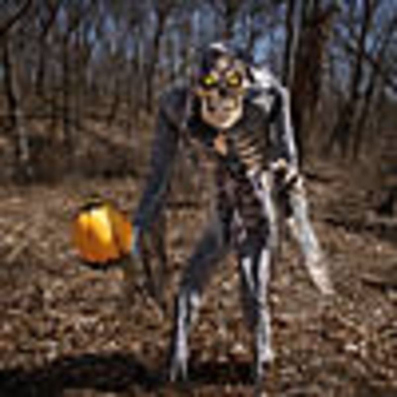 7 Ft. Animated Prowling Jack Halloween Decoration